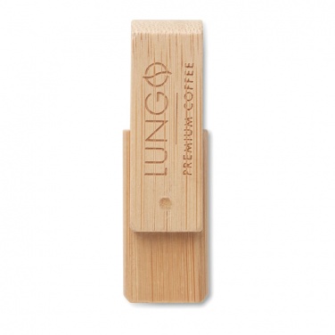 Logo trade promotional item photo of: Bamboo USB    16GB