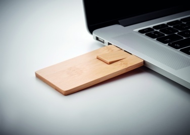 Logotrade promotional giveaway image of: 16GB bamboo casing USB