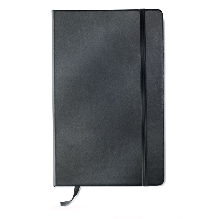 Logo trade promotional giveaways picture of: A5 notebook 96 lined sheets