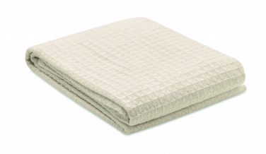 Logo trade advertising products picture of: Cotton wafle blanket 350 gr/m²