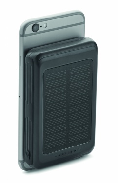 Logo trade promotional gift photo of: Solar power bank 5000 mAh