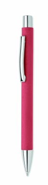 Logotrade promotional item picture of: Recycled paper push ball pen