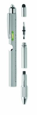 Logotrade promotional item picture of: Spirit level pen with ruler