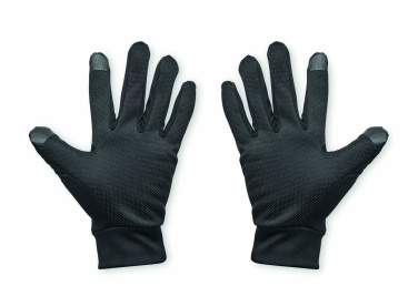 Logo trade promotional giveaways picture of: Tactile sport gloves