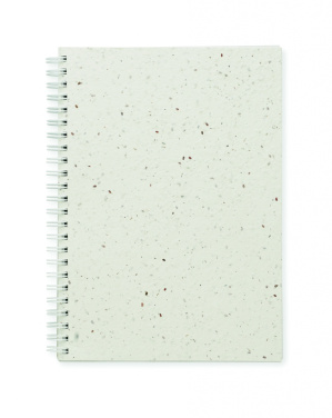 Logo trade promotional products image of: A5 seed paper cover notebook