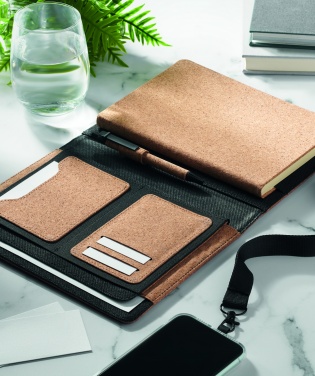 Logotrade promotional gift image of: A5 portfolio in cork