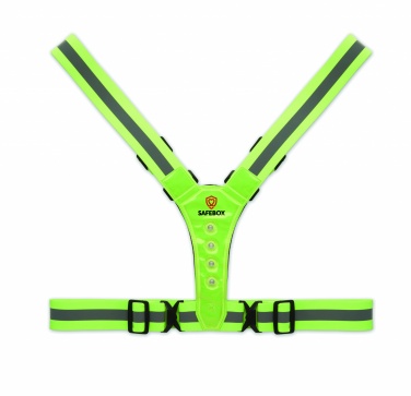 Logo trade promotional giveaways picture of: Reflective body belt with LED