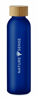 Logo trade business gift photo of: Frosted glass bottle 500ml