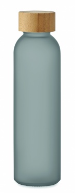 Logotrade advertising products photo of: Frosted glass bottle 500ml