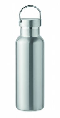 Logo trade corporate gifts image of: Double wall bottle 500 ml