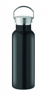 Logo trade advertising products image of: Double wall bottle 500 ml