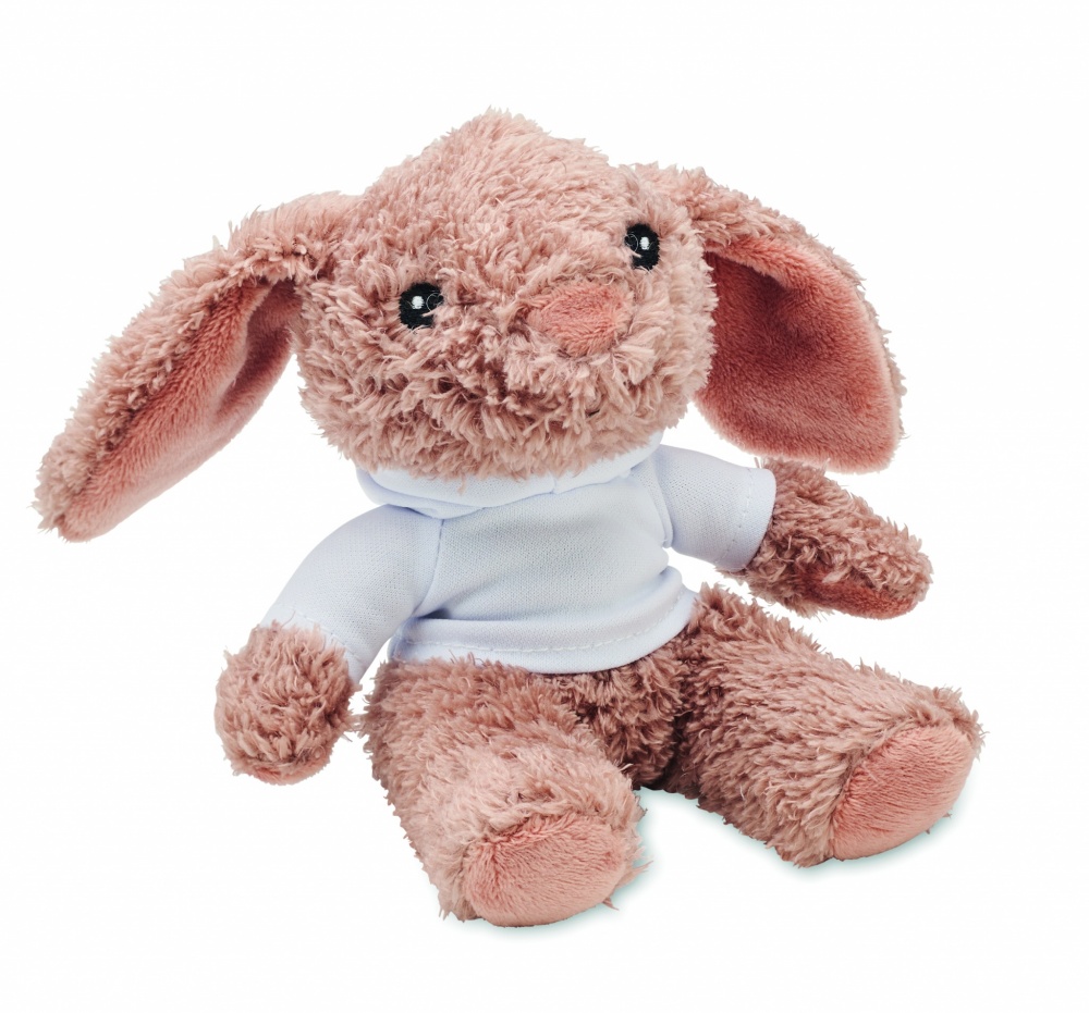 Logotrade promotional merchandise image of: Bunny plush wearing a hoodie