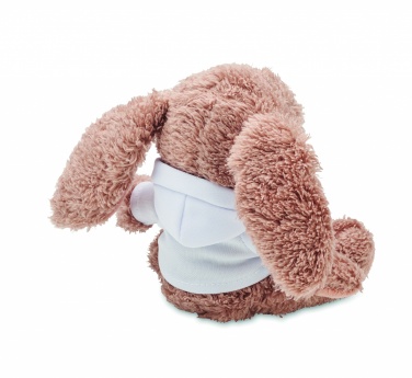 Logo trade corporate gifts picture of: Bunny plush wearing a hoodie