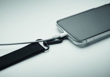 Logotrade promotional merchandise photo of: Polyester phone wrist strap