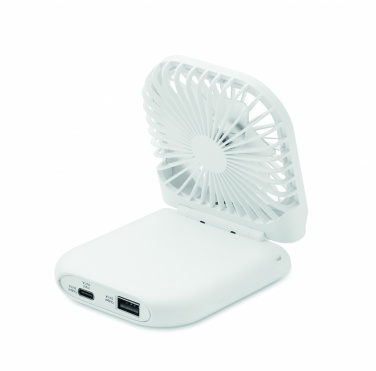 Logo trade corporate gifts image of: Portable foldable or desk fan
