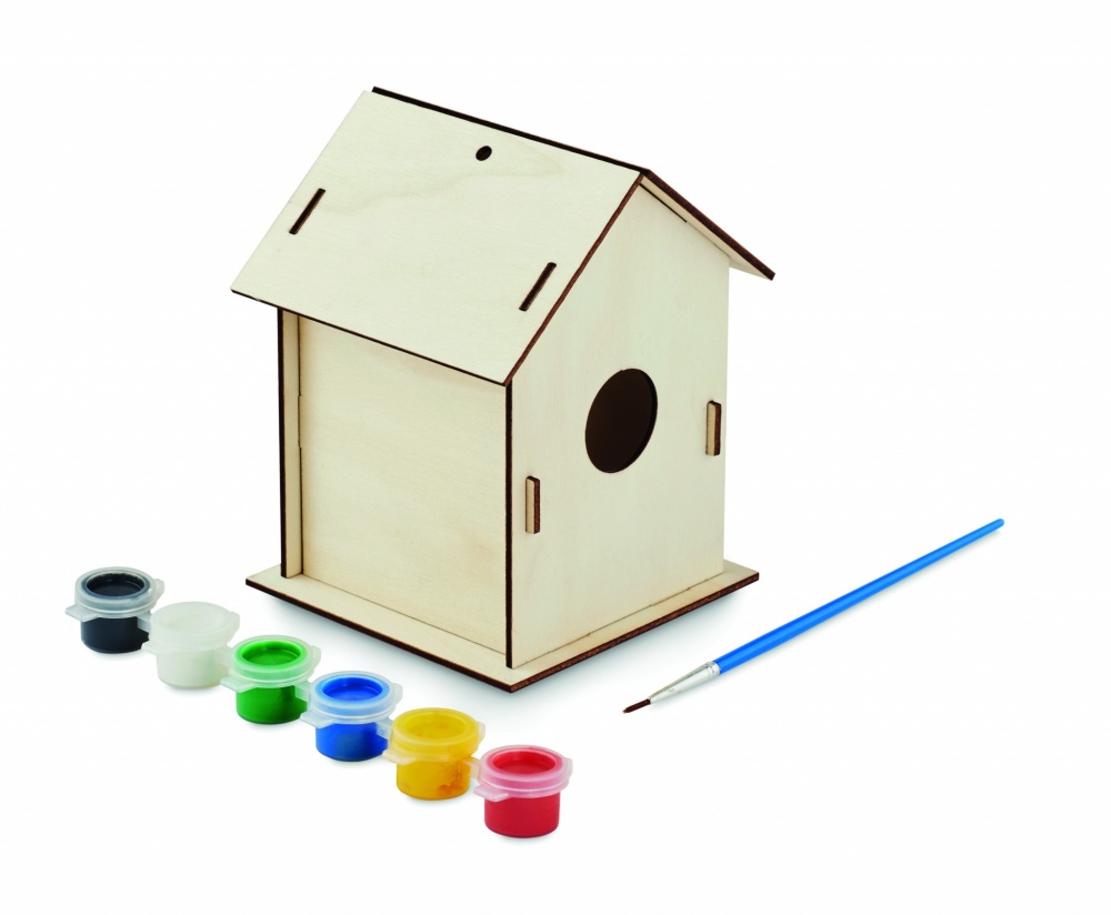 Logotrade promotional product image of: DIY wooden bird house kit
