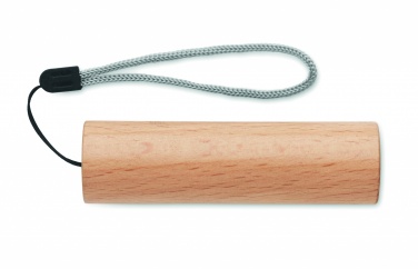 Logotrade promotional gift image of: Beech wood rechargeable torch