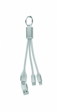 Logo trade promotional products image of: 4 in 1 charging cable type C