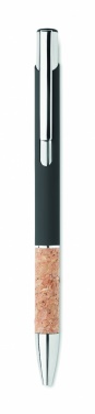 Logotrade promotional product picture of: Ballpoint pen made of aluminum with a cork grip