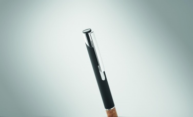 Logotrade corporate gift picture of: Ballpoint pen made of aluminum with a cork grip