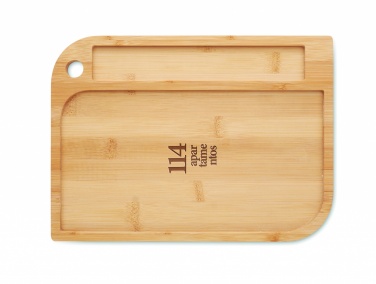 Logo trade promotional gift photo of: Meal plate in bamboo