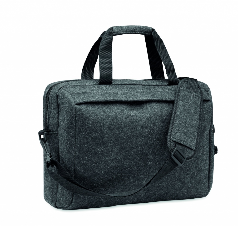Logotrade promotional giveaways photo of: 15 inch RPET felt laptop bag