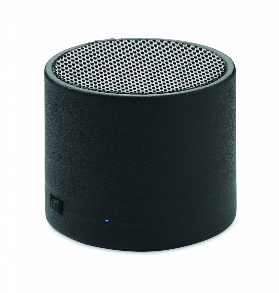 Logo trade corporate gifts image of: Recycled PU wireless speaker