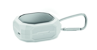 Logo trade promotional merchandise picture of: TWS earbuds with solar charger