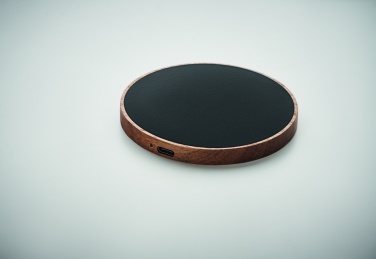 Logotrade promotional gift image of: Wireless charger in acacia 15W