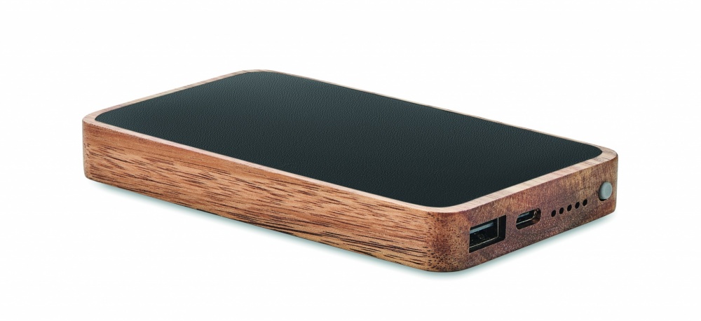 Logo trade promotional items picture of: Wireless 4000 mAh Power bank