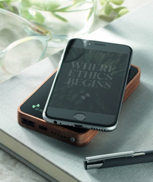 Logotrade promotional gift picture of: Wireless 4000 mAh Power bank