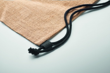 Logo trade promotional items image of: Jute drawstring bag