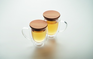 Logo trade promotional gift photo of: Double wall borosilicate mug