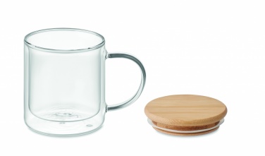 Logo trade promotional merchandise image of: Double wall borosilicate mug