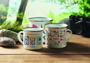 Logotrade promotional giveaway image of: Enamel sublimation mug 200ml