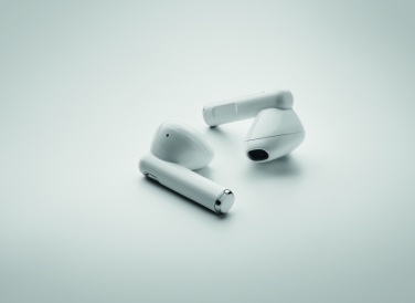 Logo trade promotional products image of: TWS earbuds with charging base