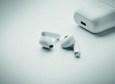 Logo trade advertising product photo of: TWS earbuds with charging base