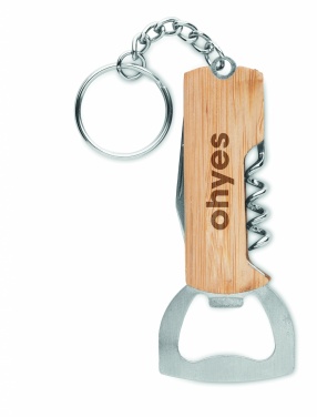 Logo trade corporate gifts picture of: 3 in 1 bamboo pocket tool