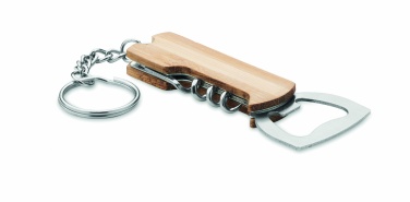 Logo trade corporate gifts image of: 3 in 1 bamboo pocket tool