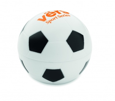 Logotrade promotional gift picture of: Lip balm in football shape