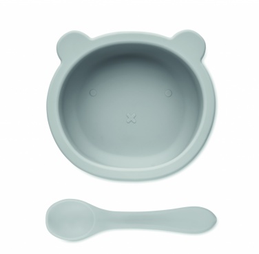 Logotrade promotional gifts photo of: Silicone spoon, bowl baby set