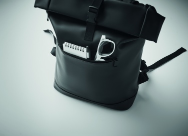 Logotrade promotional products photo of: Laptop PU Rolltop backpack