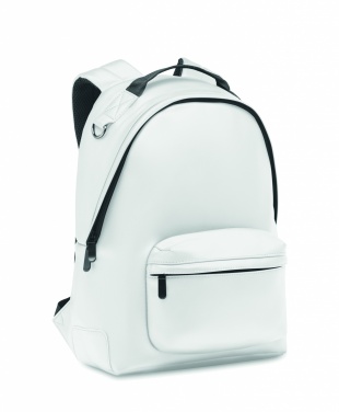 Logo trade promotional merchandise photo of: Laptop 15" soft PU backpack
