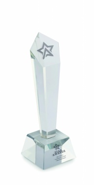 Logo trade promotional giveaway photo of: Crystal award in a gift box