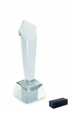 Logo trade promotional giveaway photo of: Crystal award in a gift box