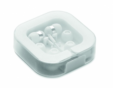 Logo trade corporate gifts picture of: Ear phones with silicone covers