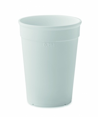 Logotrade advertising products photo of: Recycled PP cup capacity 250 ml