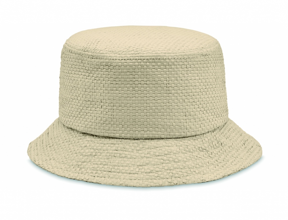 Logo trade promotional products image of: 9aper straw bucket hat