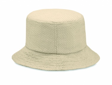 Logo trade promotional giveaways picture of: 9aper straw bucket hat