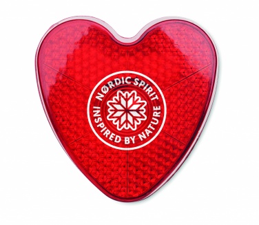 Logotrade promotional gift image of: Heart shaped reflector light